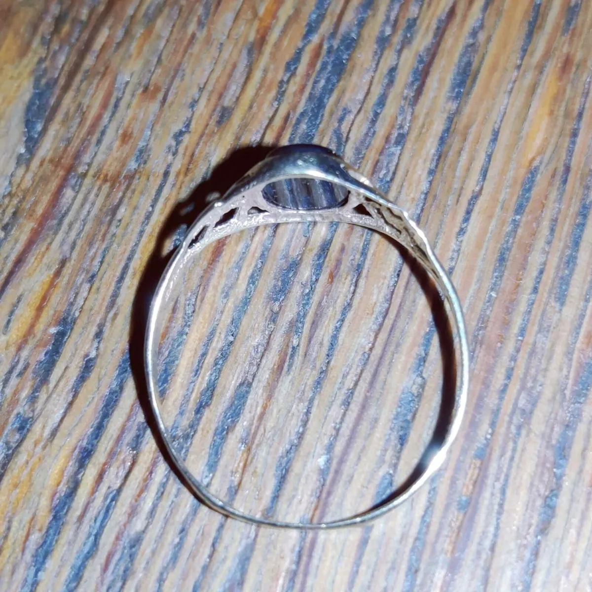 BLACK ONYX TRELLIS, 9CT Gold Vintage Signet Ring ! - Image 3