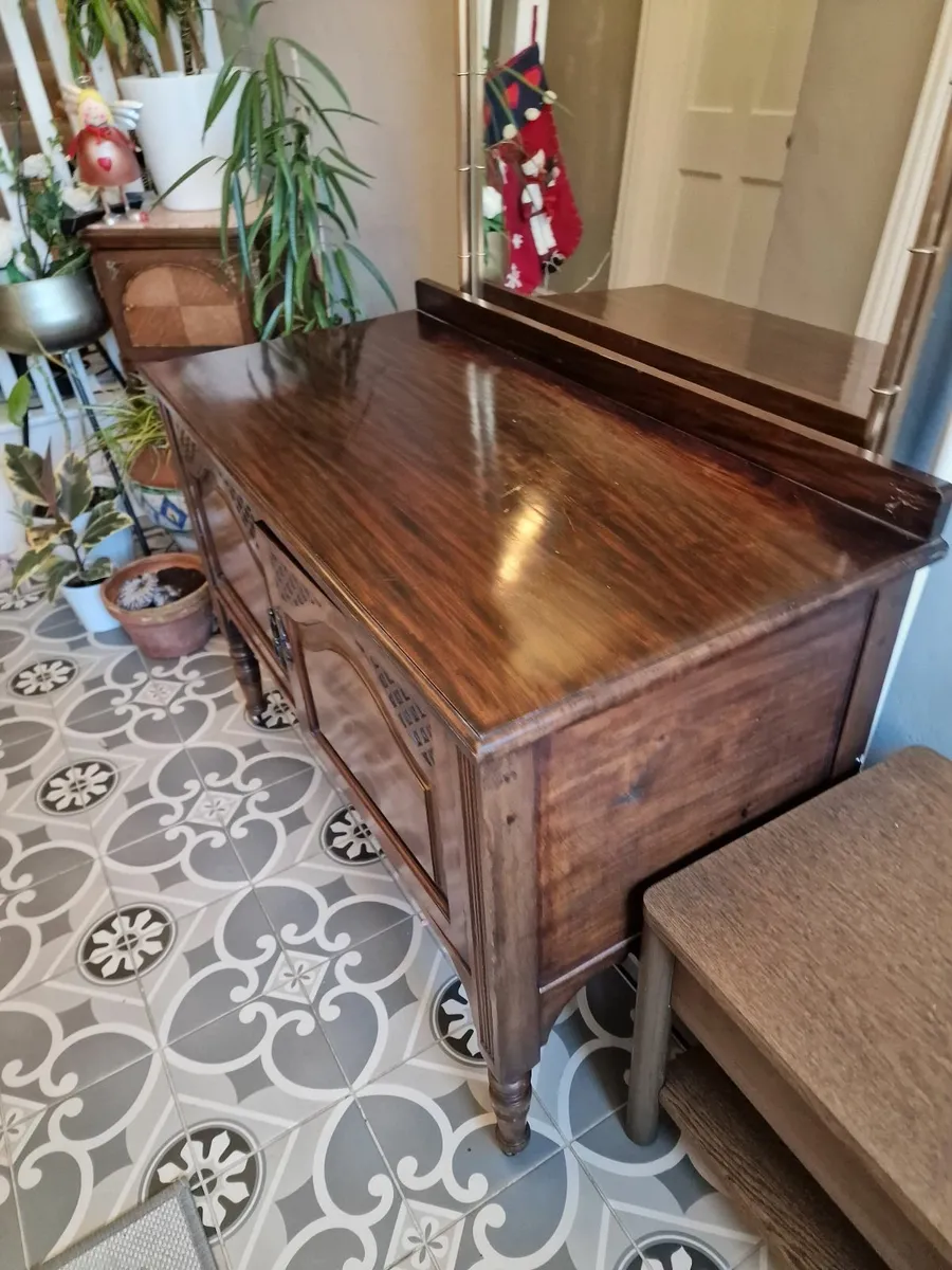 antique mahoney unit for sitting room or hall - Image 2