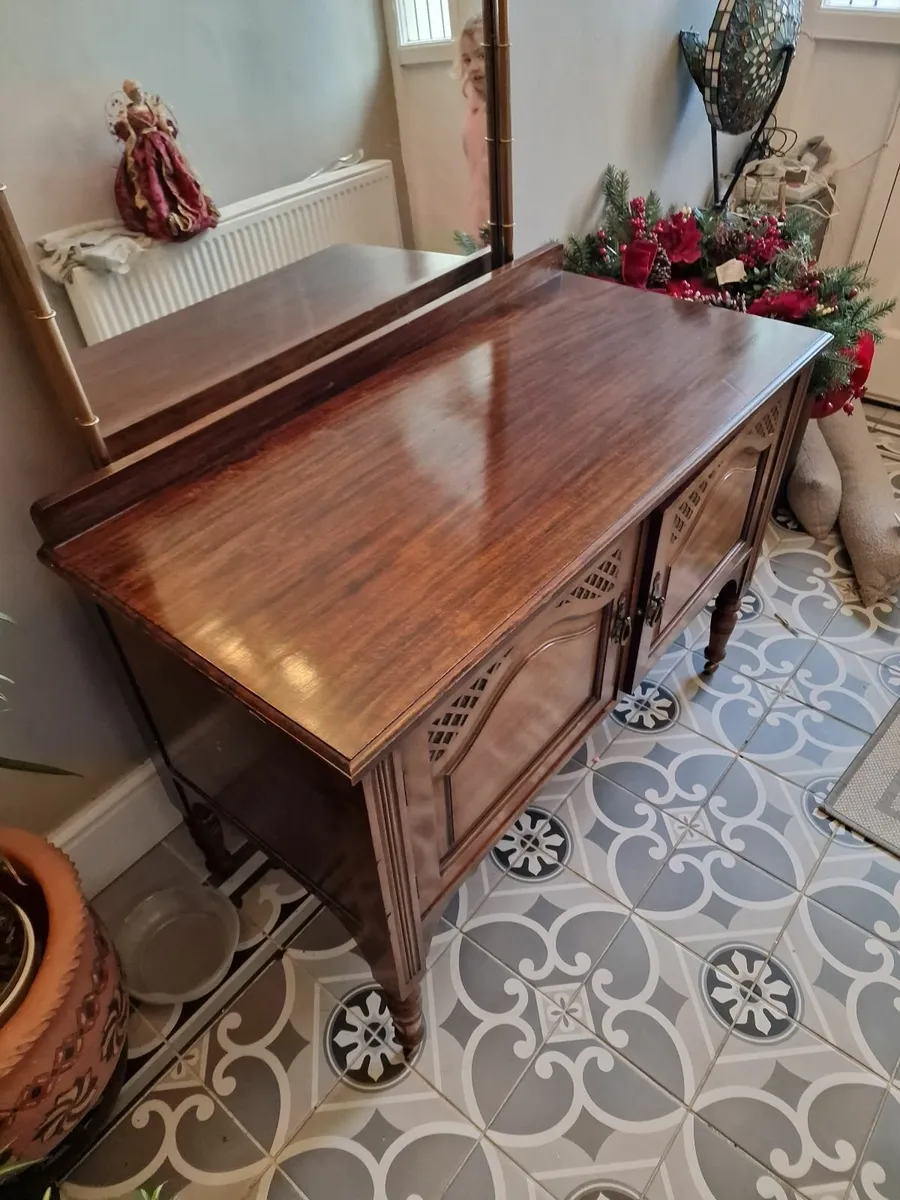 antique mahoney unit for sitting room or hall - Image 3