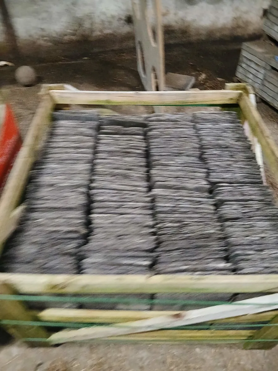 Bangor slates chimney pots floor ridge roof tiles - Image 1