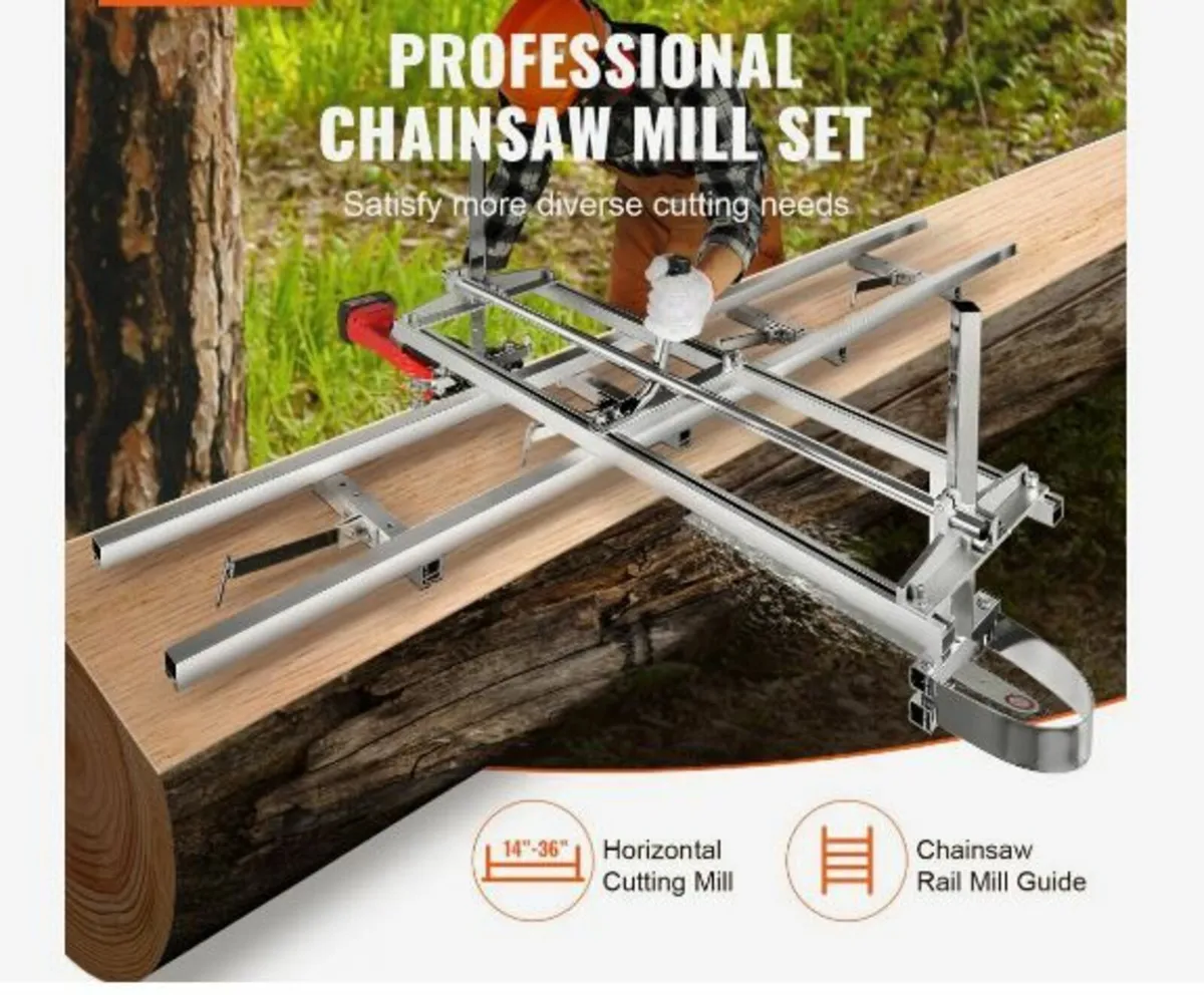 Chainsaw Mill and Rail Mill Guide System - Image 2