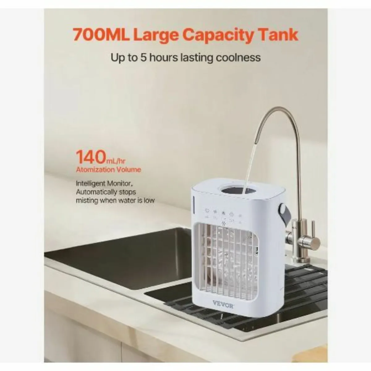 Portable Air Conditioner, 4-in-1 Evaporative - Image 3