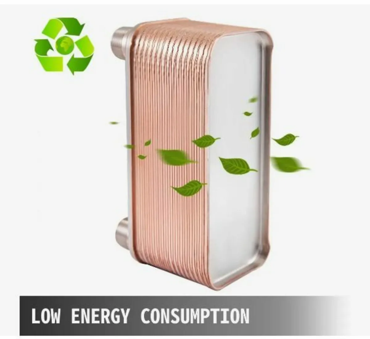 Heat Exchanger 3/4” MNPT Ports Brazed - Image 4