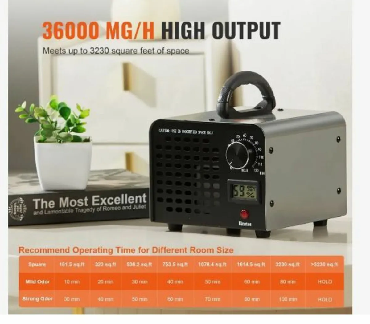 Ozone Generator 36000mg/h Ozone Machine - Image 3