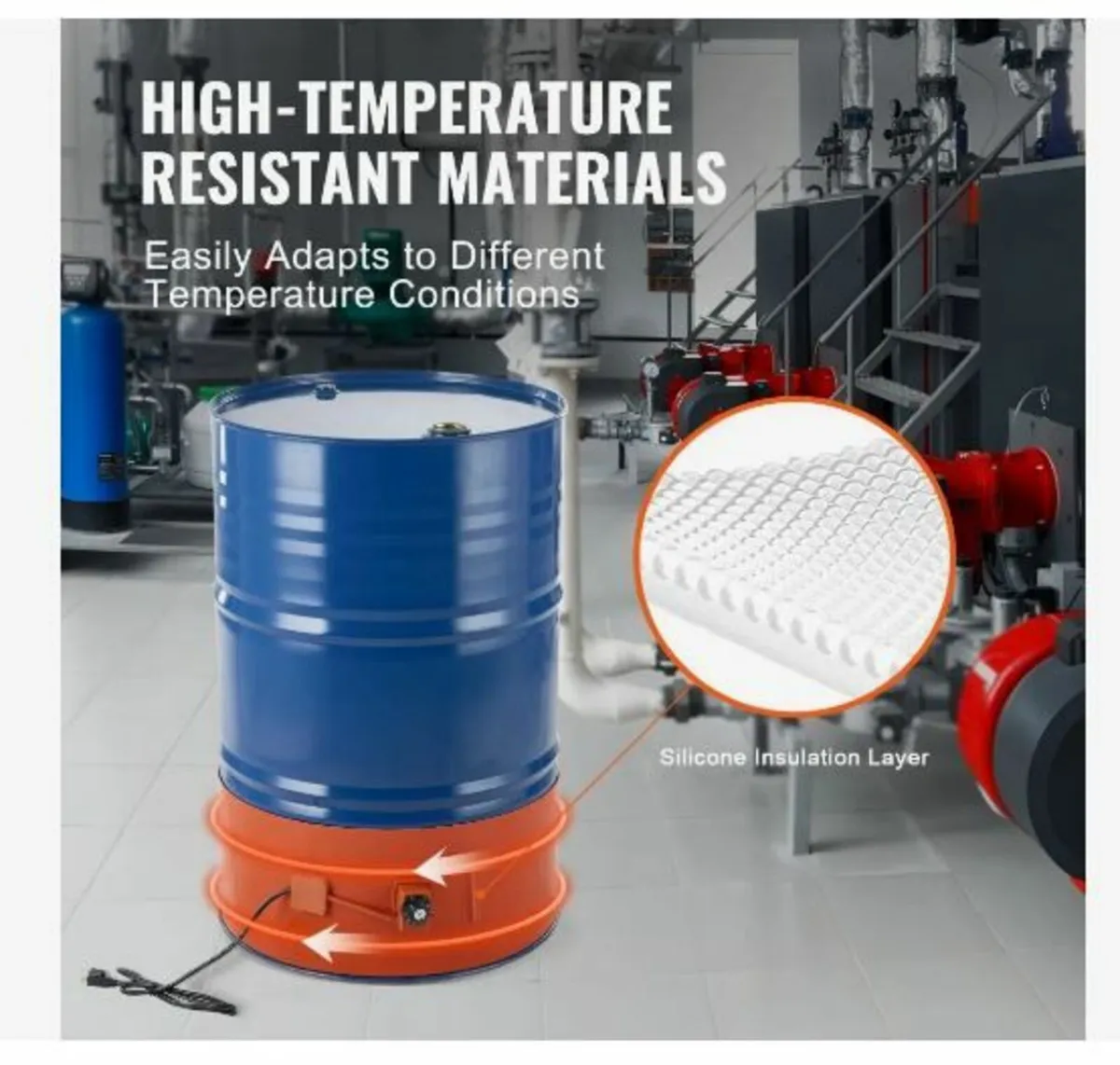 208.2 L Metal Drum Heater 1200 Watt - Image 3