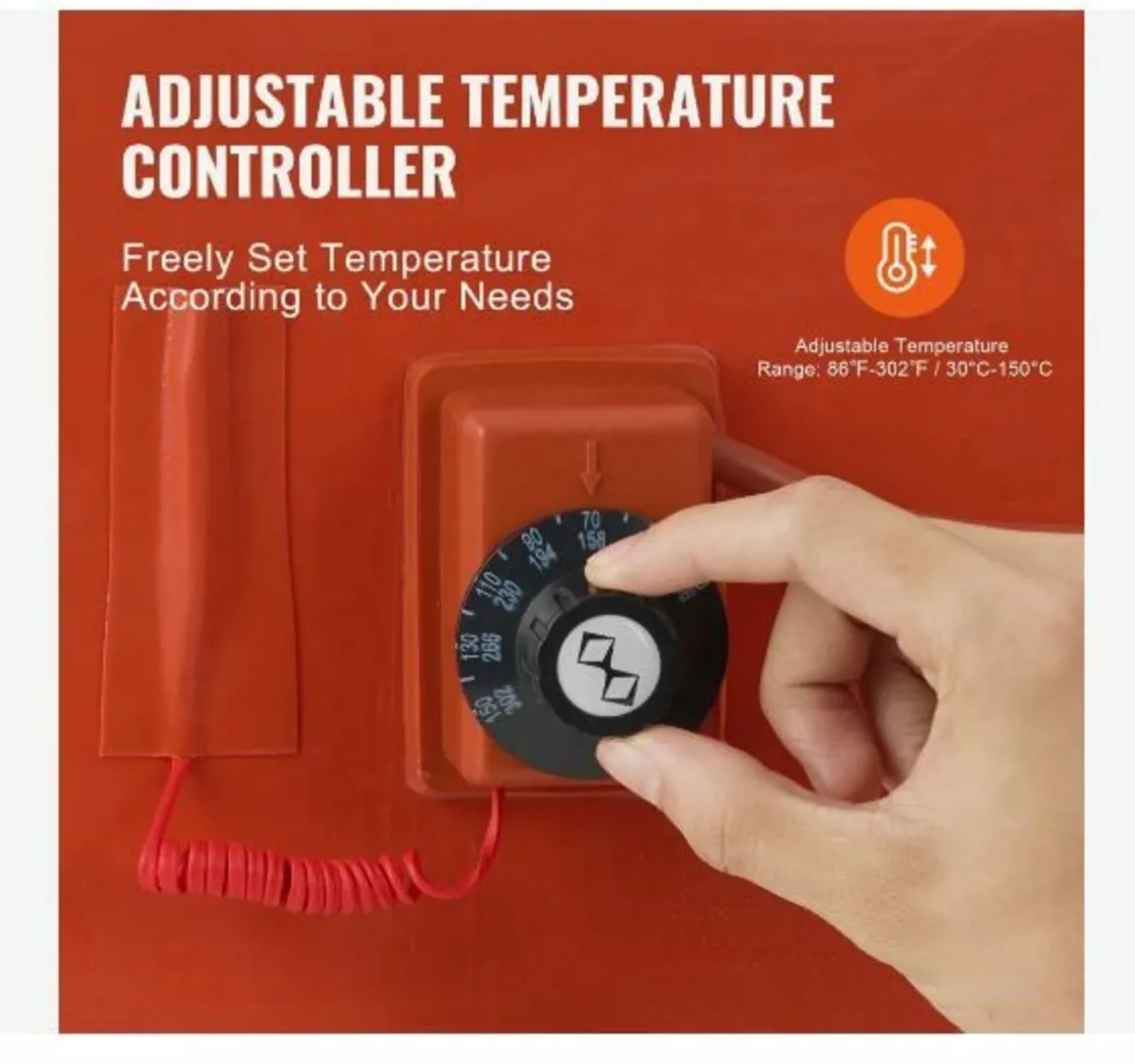 208.2 L Metal Drum Heater 1200 Watt - Image 4