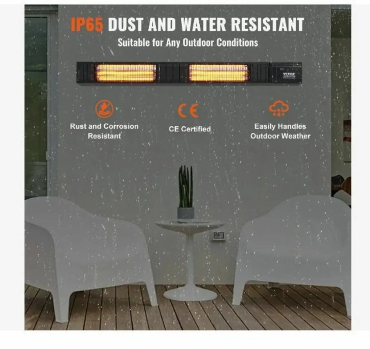 Infrared Heater, 3000W Remote Control - Image 2