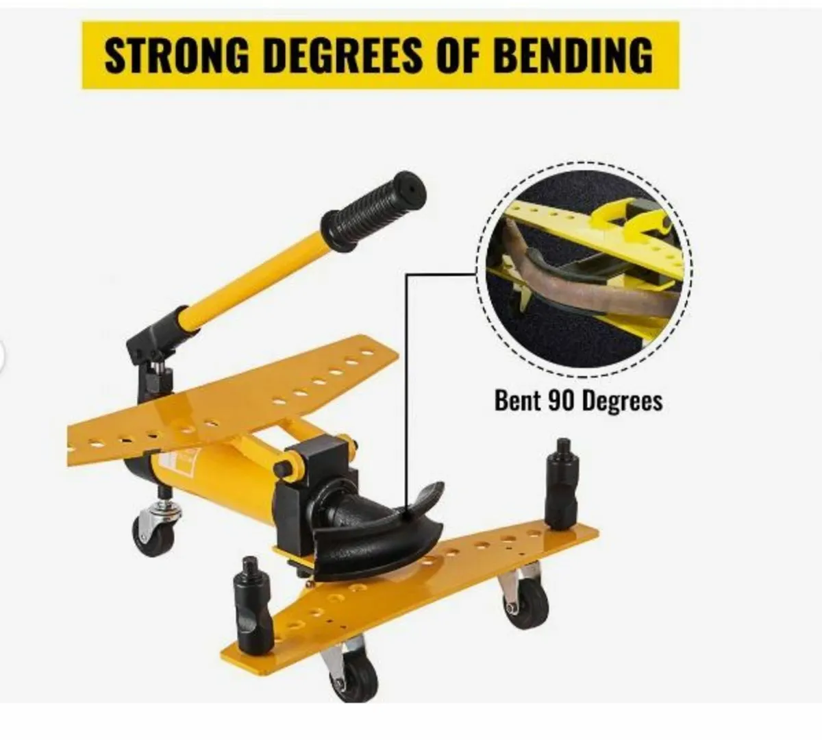 Manual Hydraulic Pipe Tube Bender Machine 10 Ton - Image 2