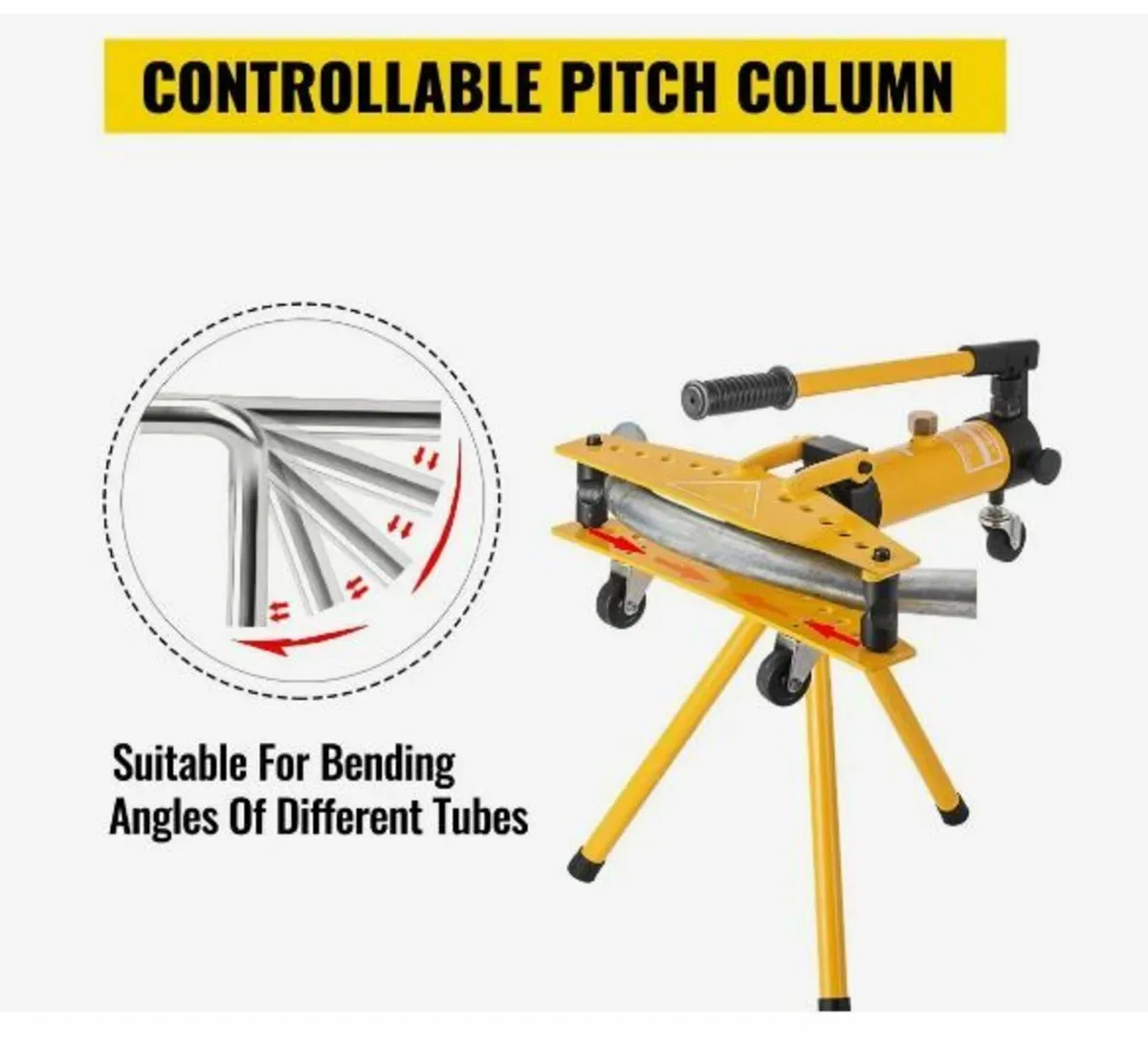 Manual Hydraulic Pipe Tube Bender Machine 10 Ton - Image 4