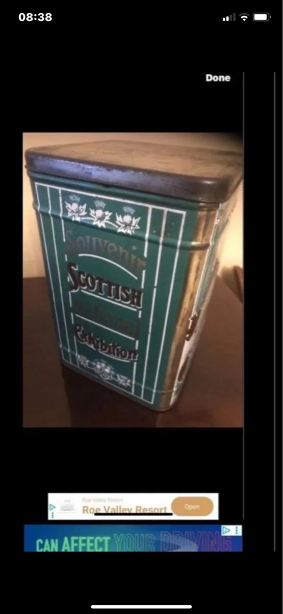 Vintage’The Steamship Brand’ Metal Box - Image 2