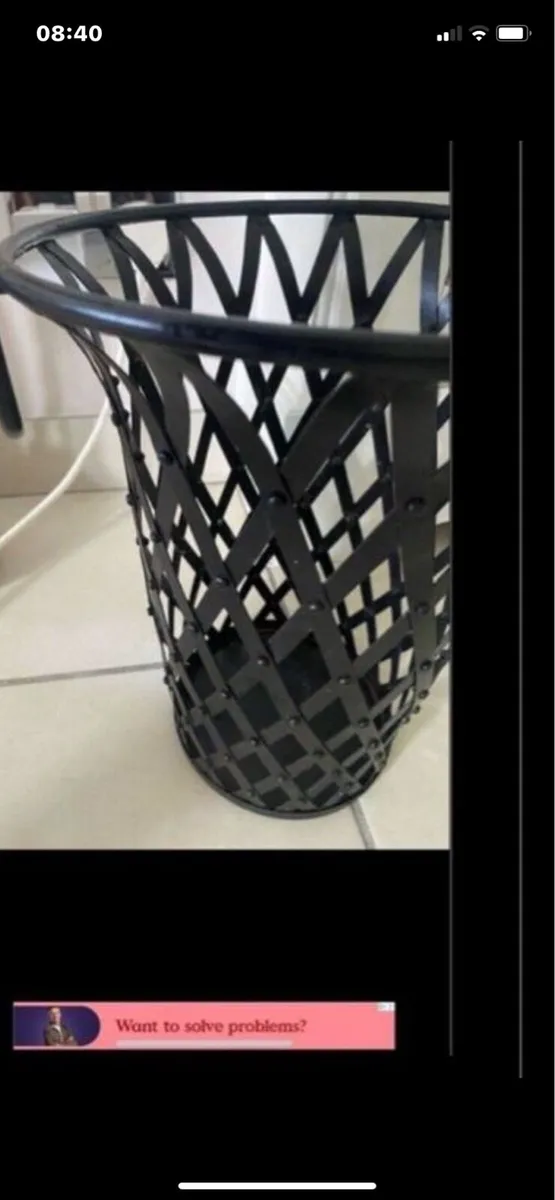 Metal Waste Basket - Image 3