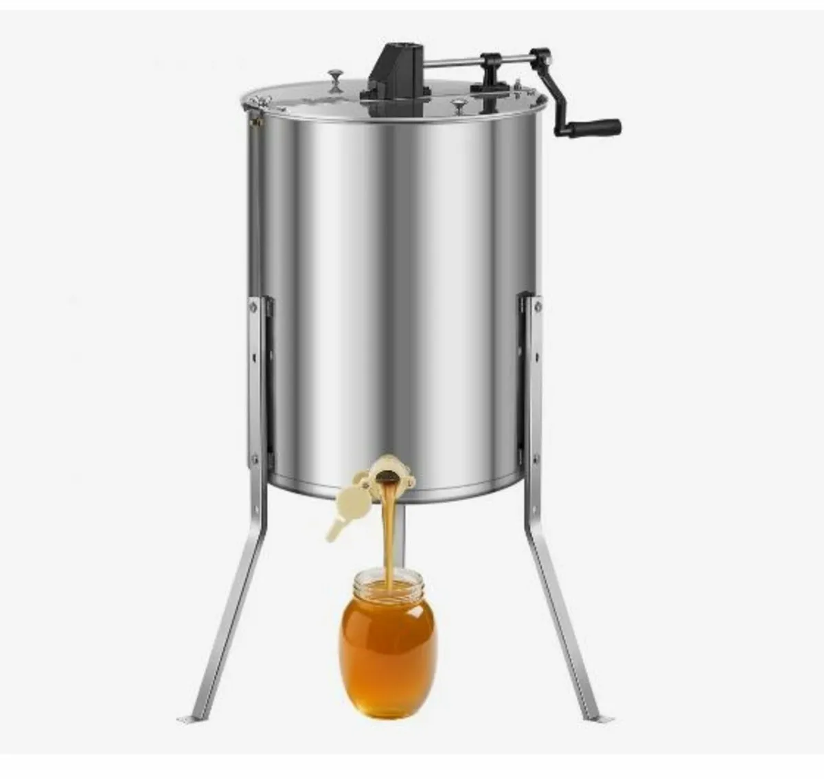 Honey Extractor, 4/8 Frame Manual Honey Spinner - Image 1