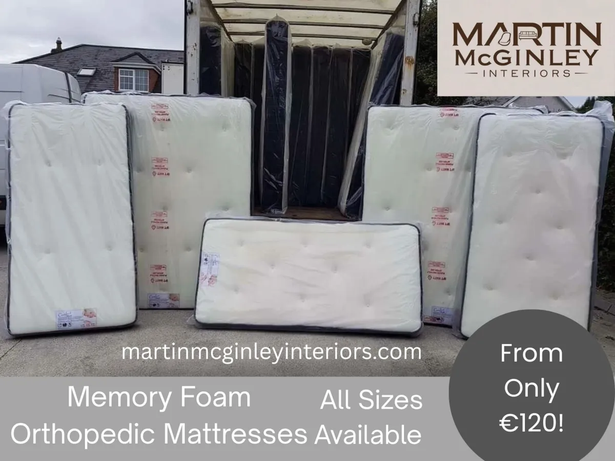 New King 5ft Memory Foam Mattresses - Image 2