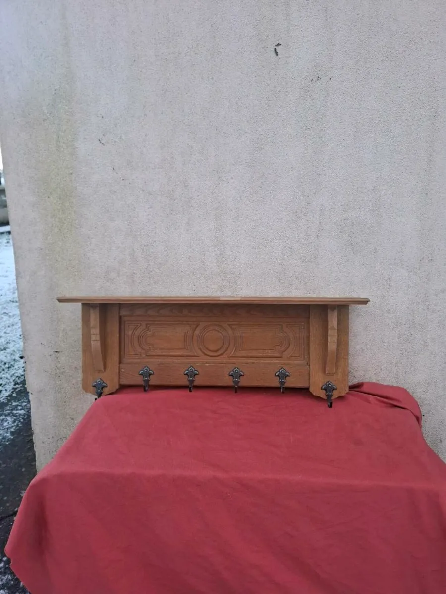 Wood coat holder 102cm long - Image 1