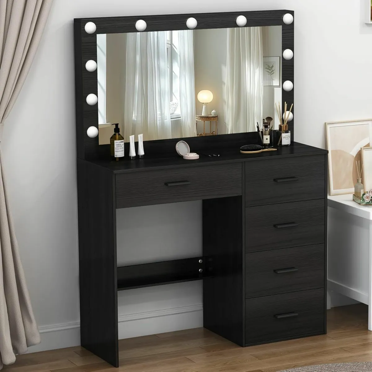 Dressing Table Mirror, Vanity Table Lights Adjust - Image 1