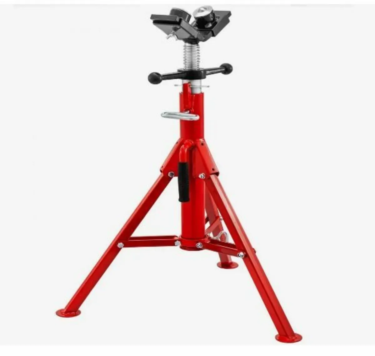 Pipe Jack Stand With 2-Ball Transfer V-Head - Image 3