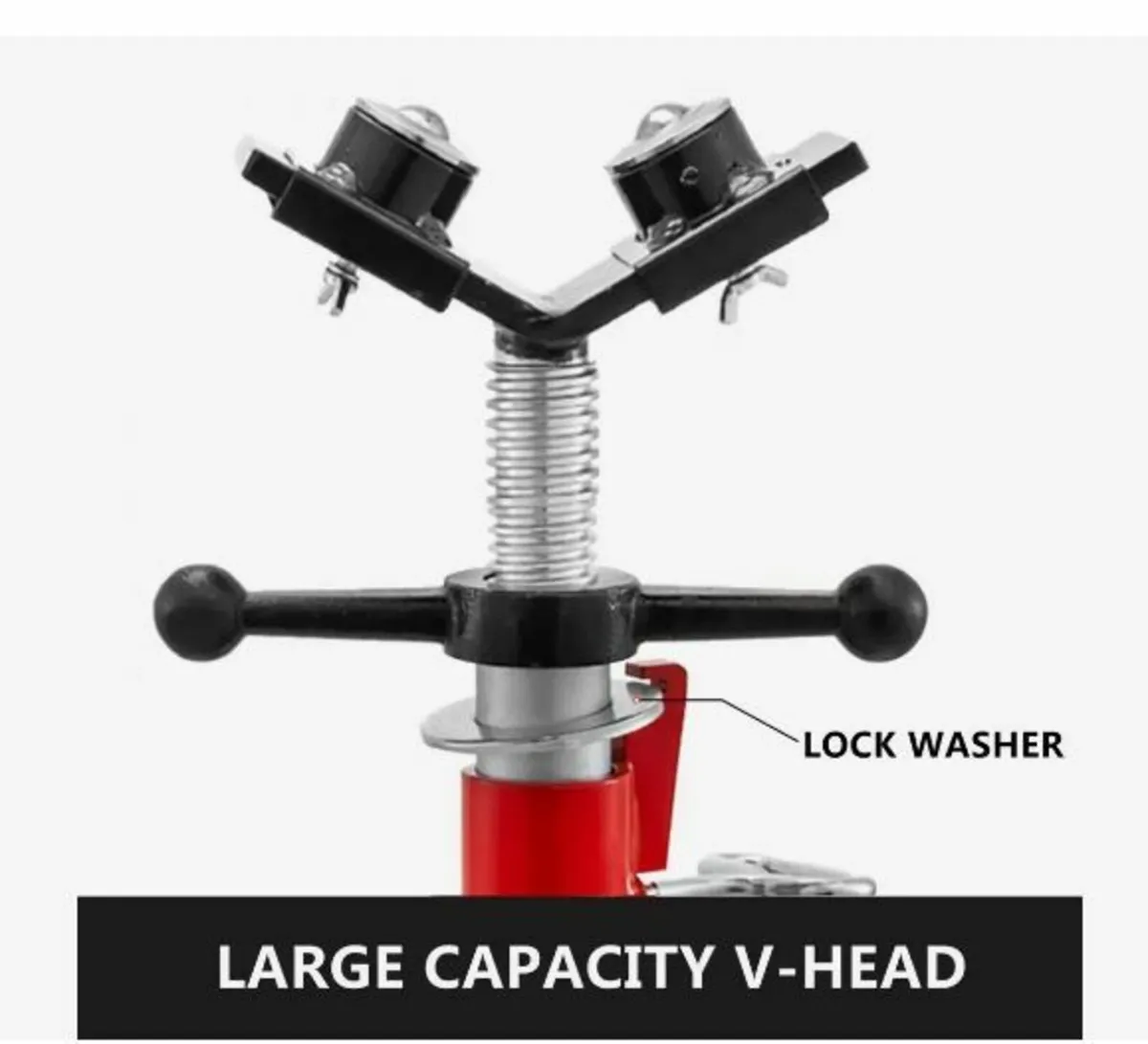 Pipe Jack Stand With 2-Ball Transfer V-Head - Image 4