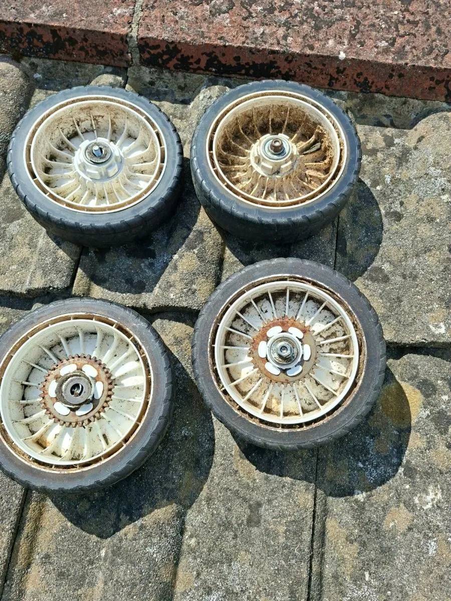 Honda  lawnmower  wheels - Image 1