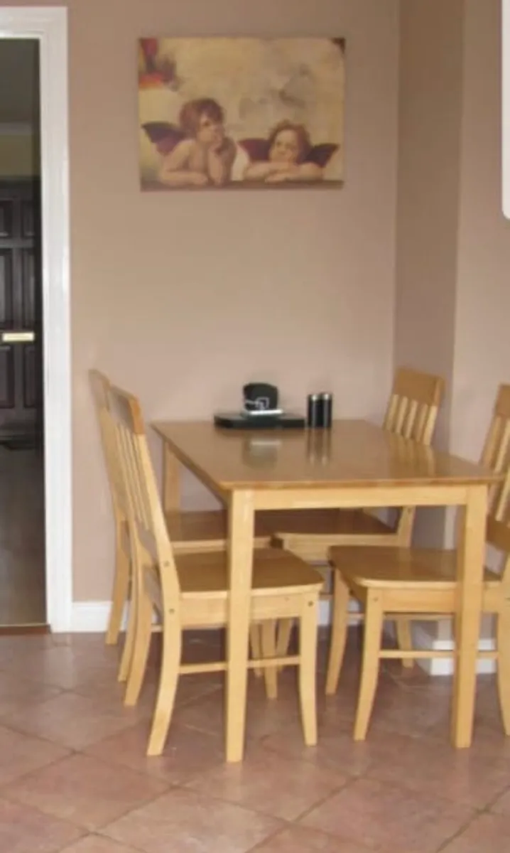 Free 4 seater Table & 3 chairs - Image 2