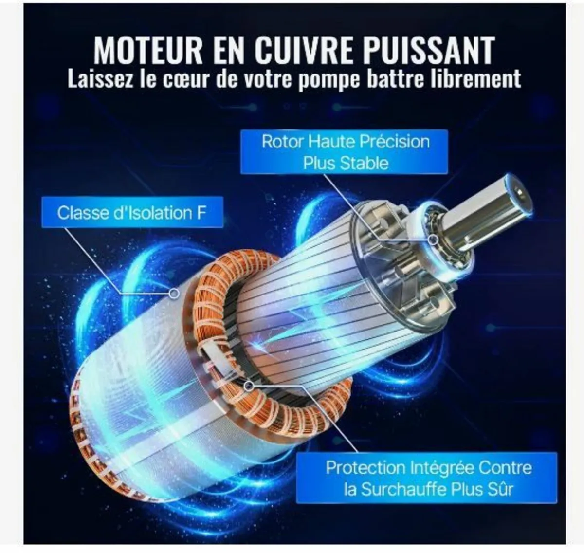 Deep Well Submersible Pump, 1100W - Image 4