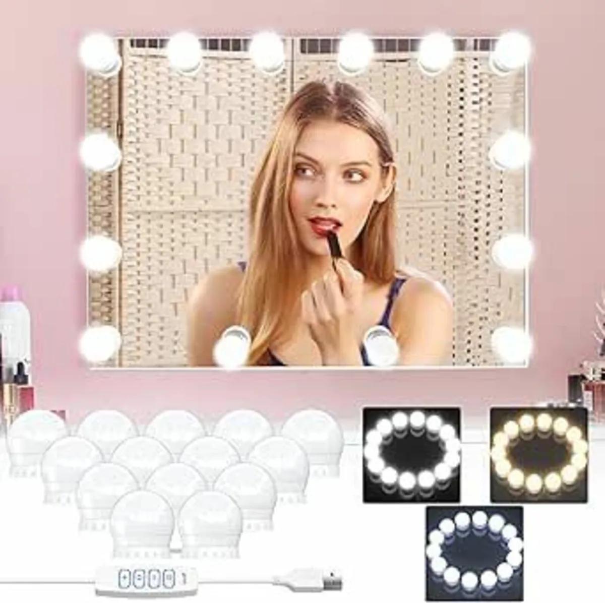 Mirror Lights 14 Bulbs, Hollywood Mirror Light - Image 3