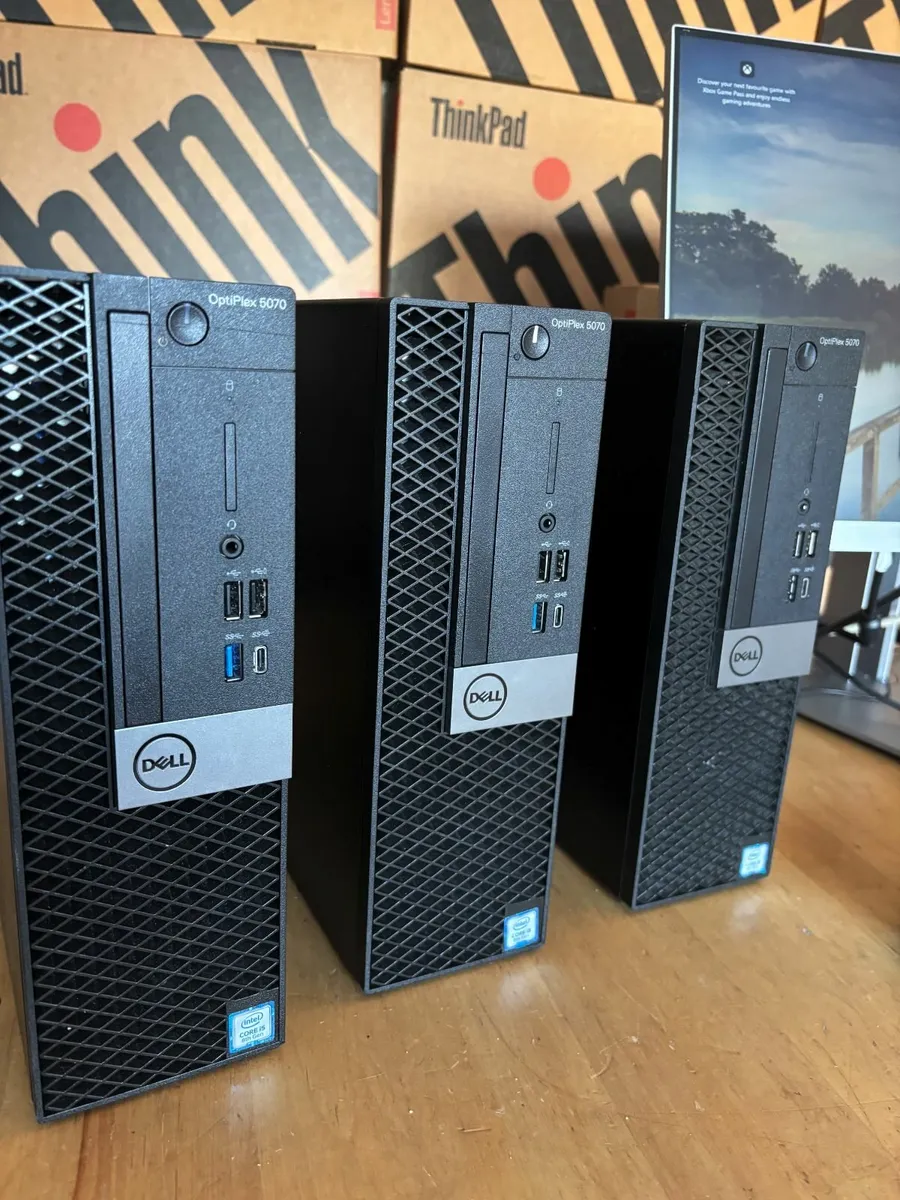 Dell Optiplex 5070 PC's-16Gb Ram-Win 11 Pro-Vat - Image 1