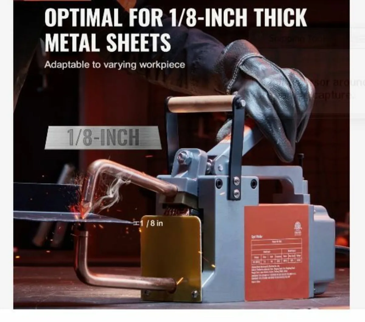 Bench Vise, 4.5 Inch, Portable Workbench Vice - Image 2