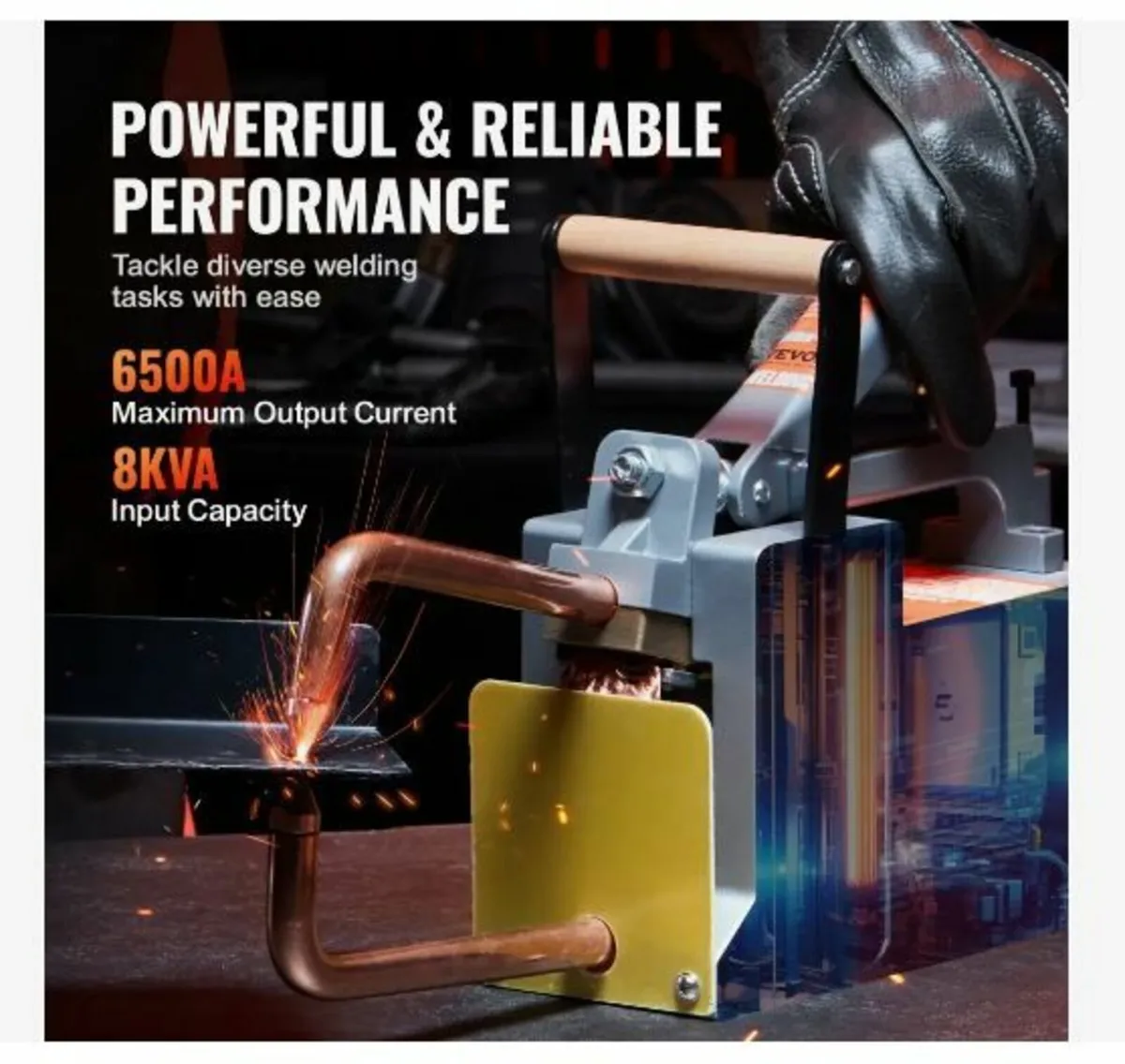 Bench Vise, 4.5 Inch, Portable Workbench Vice - Image 3