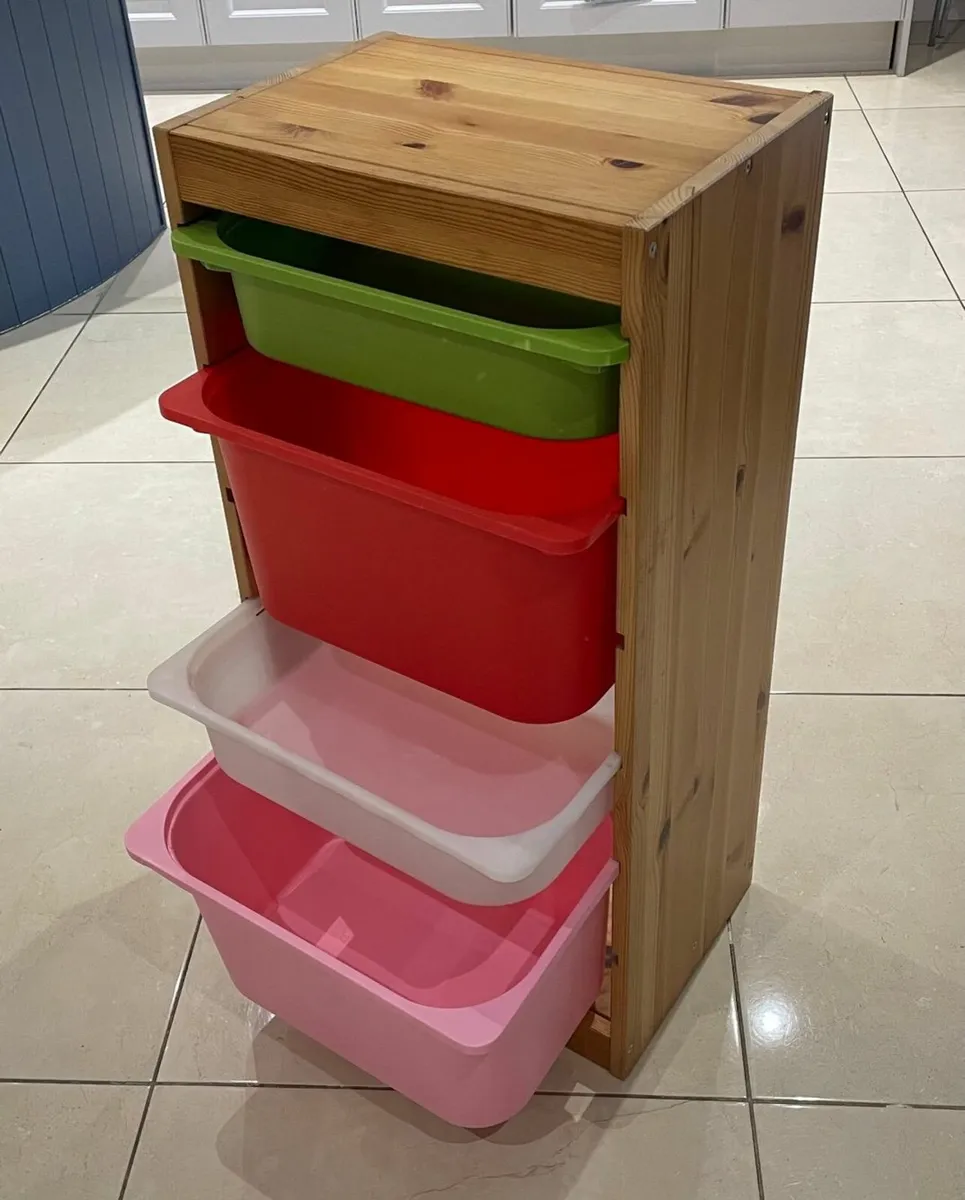 IKEA Solid Wood Storage Units. Ideal Playroom Set - Image 3