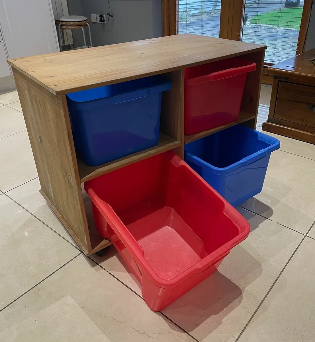 IKEA Solid Wood Storage Units. Ideal Playroom Set - Image 4
