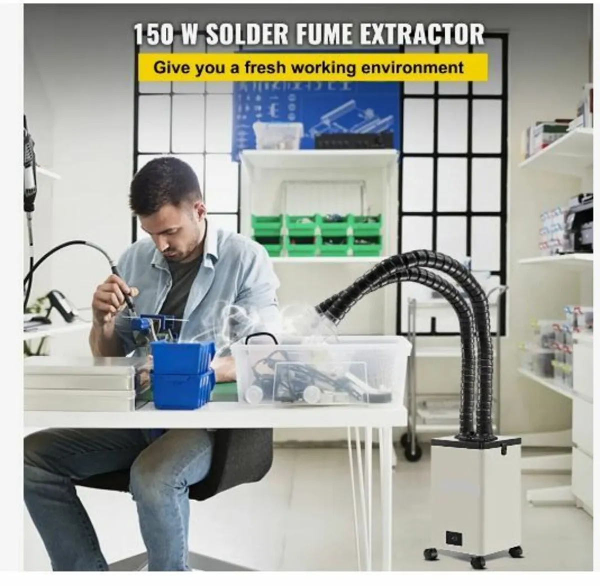 Solder Fume Extractor, 150W - Image 2