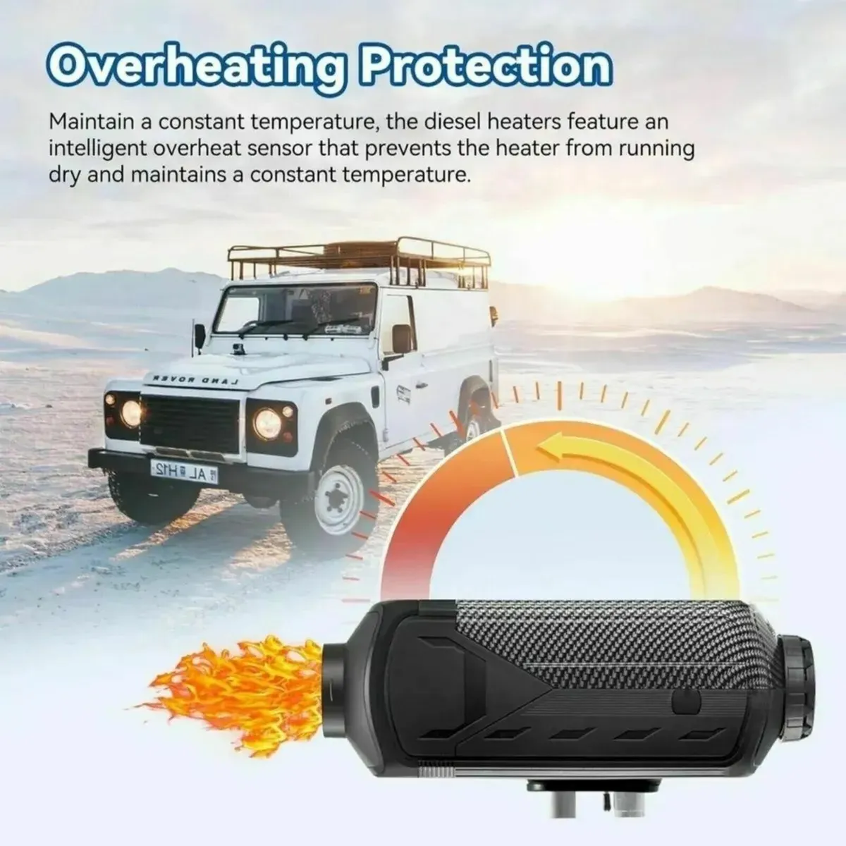 Diesel Heater 12V 5/8kW LCD Remote Kit for Vehicle - Image 4