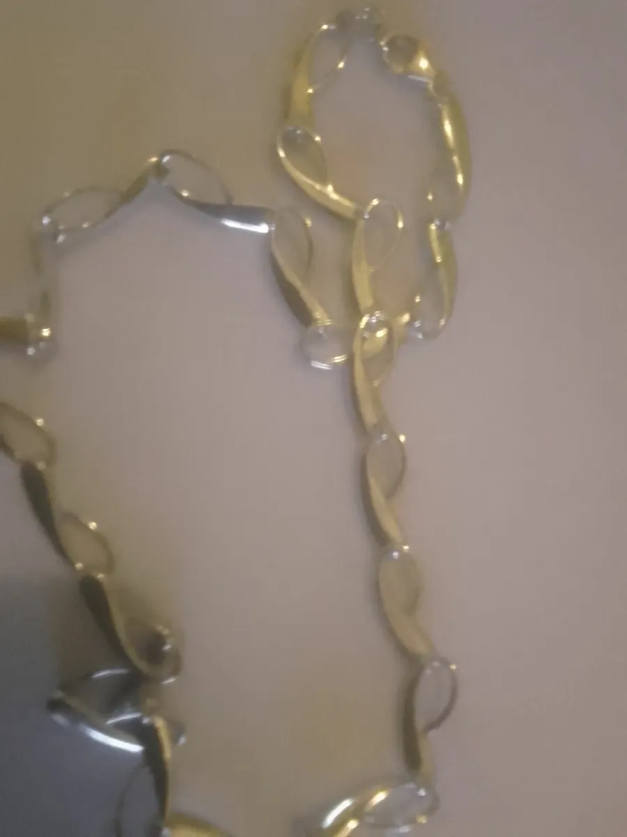 Stg silver lucy Q designer infinity necklace 18 " - Image 4