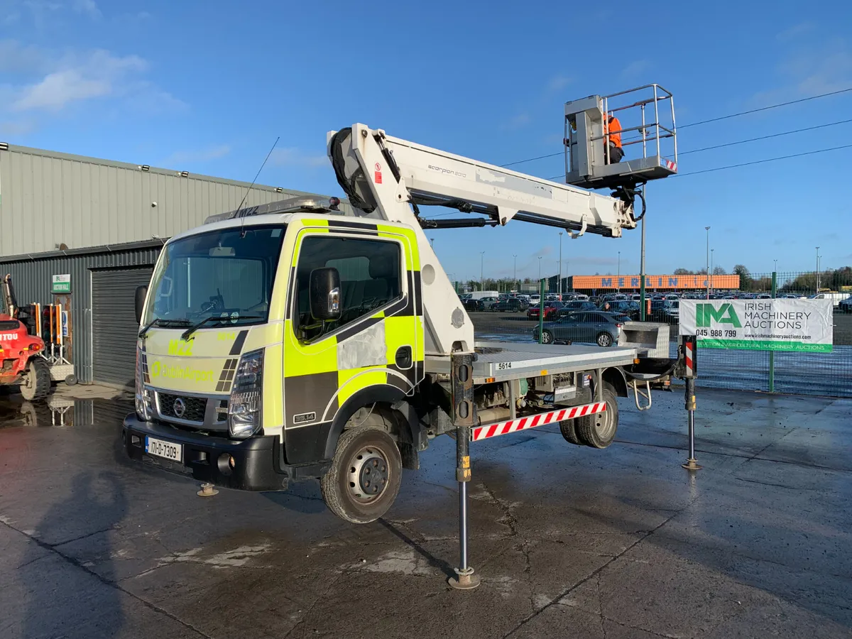 UNRESERVED 2017 NISSAN CABSTAR NT400 CHERRY PICKER - Image 1
