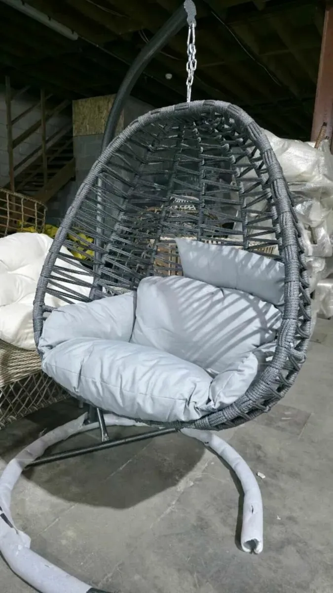 Egg Chair brand new Braided Rope Hanging Egg Chair - Image 2