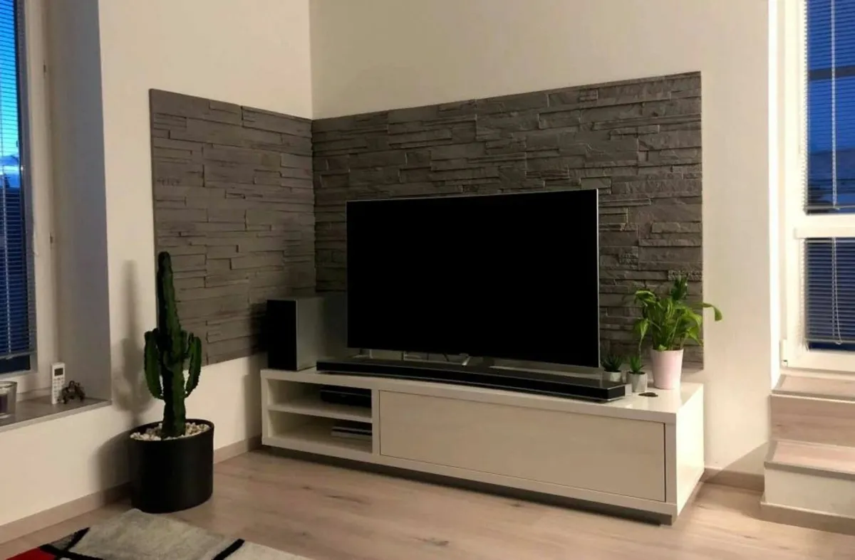 Creta Grey Stone Cladding for Internal Walls - Image 1