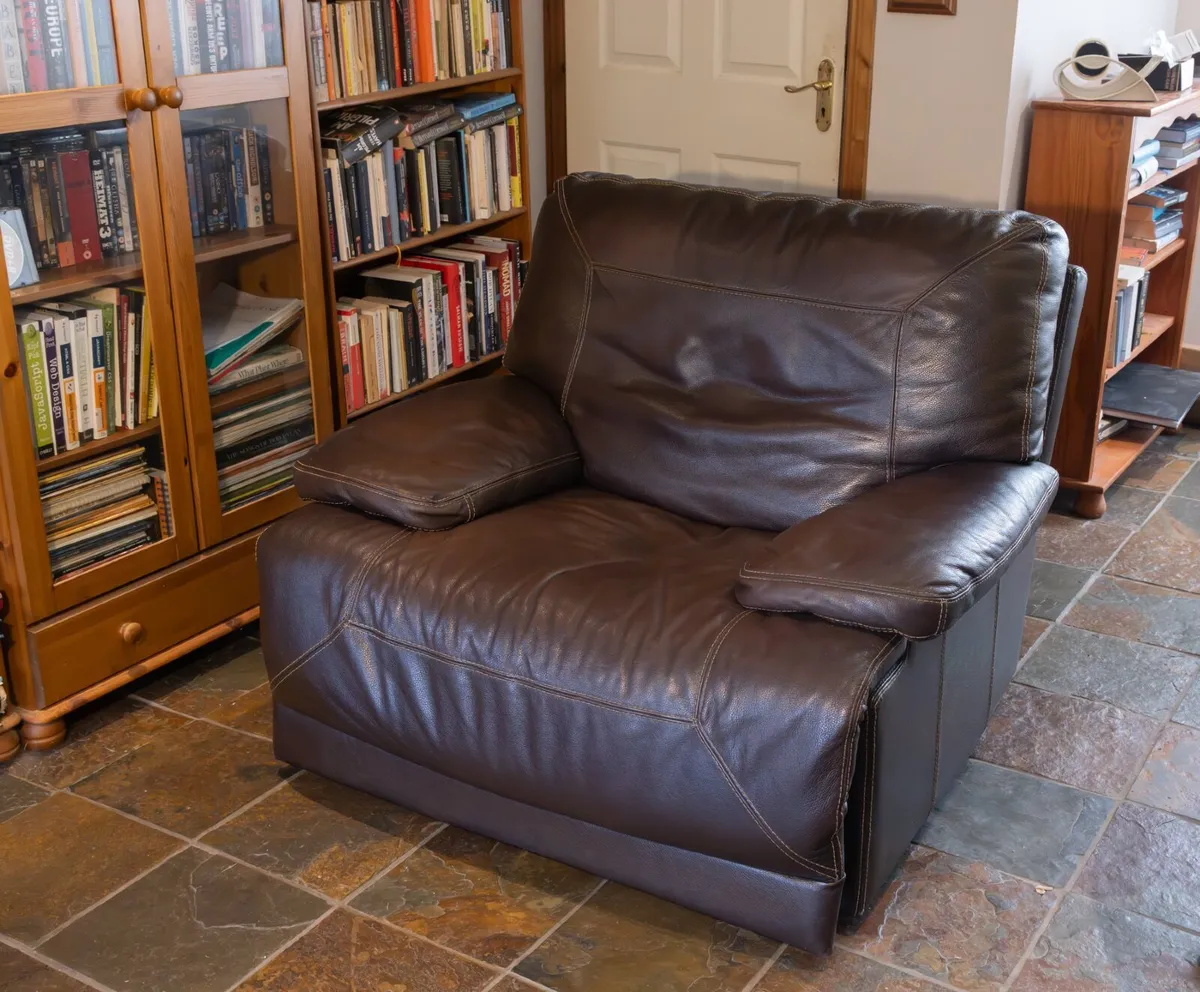 Real Leather Recliner