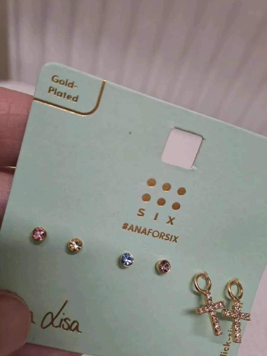 Gold plated earrings - Image 4