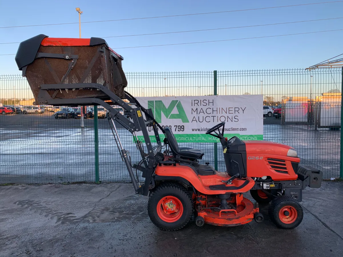 UNRESERVED 2013 KUBOTA G26 RIDE ON MOWER FOR AUCT - Image 3