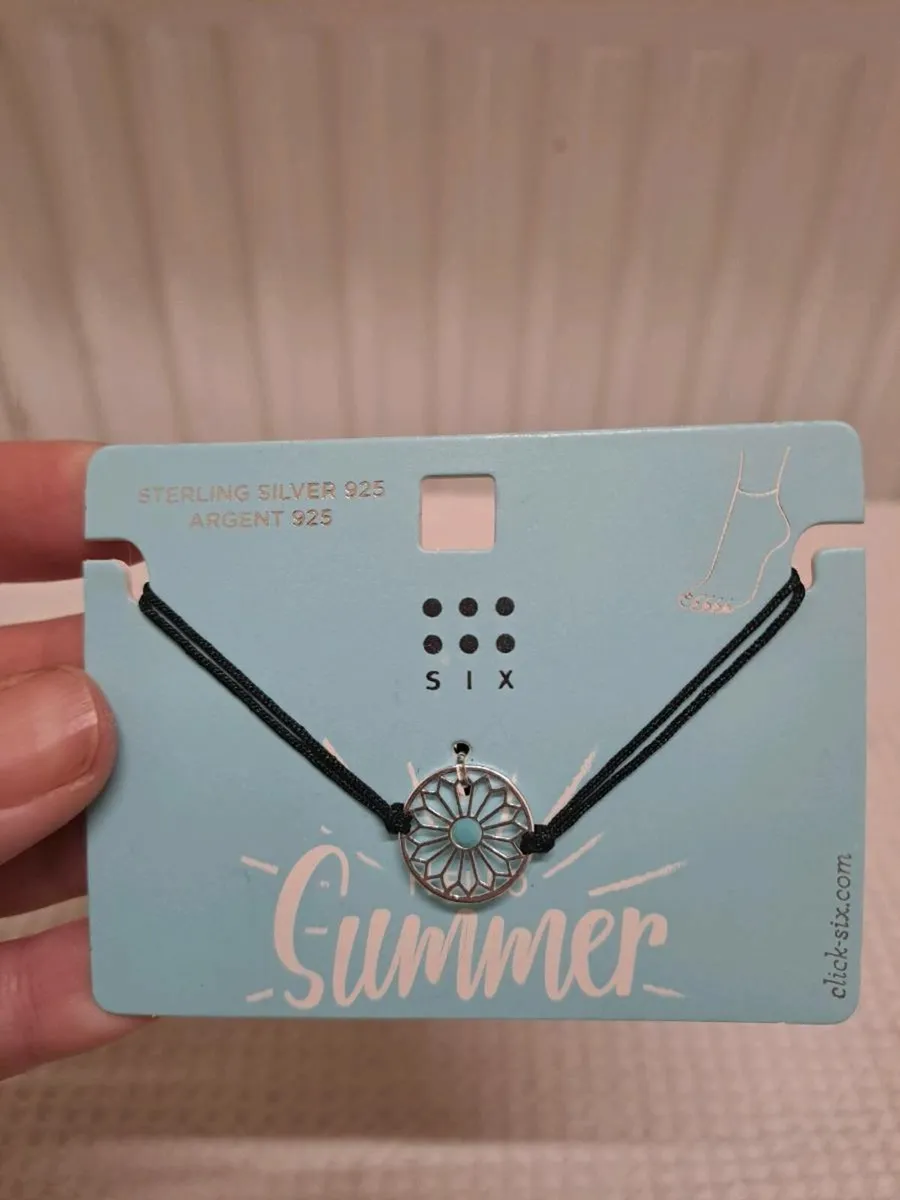 Sterling silver anklet - Image 1