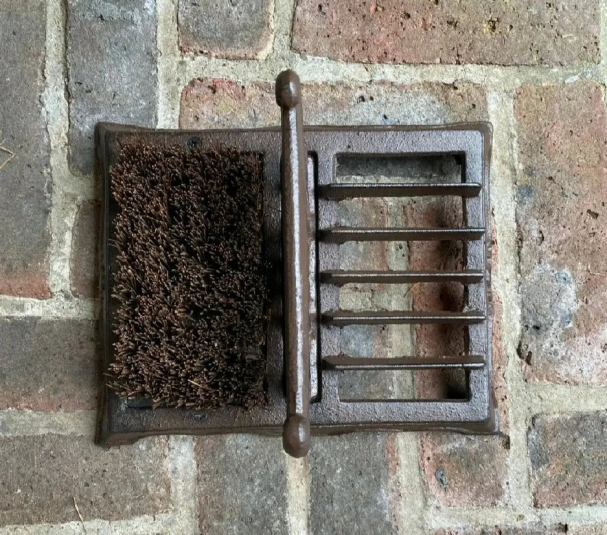 Cast Iron Boot Scrapper and Brush NEW - Image 4