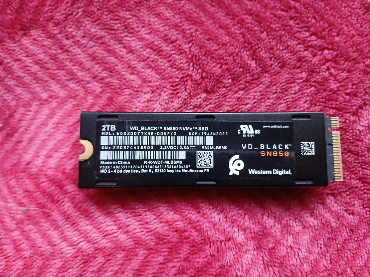 WD Black Sn850 2tb Nvme M.2 SSD - Image 4