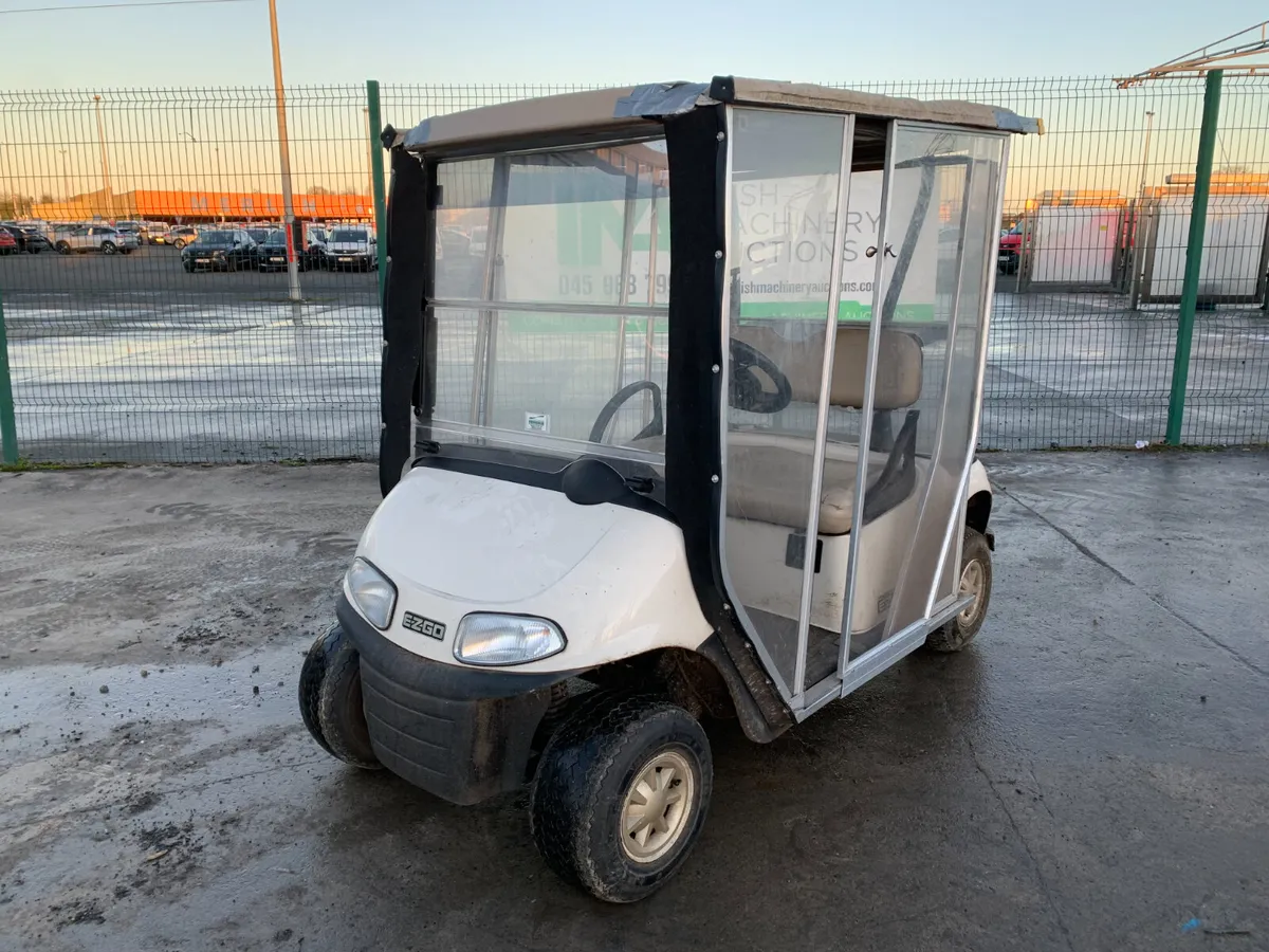 UNRESERVED EZGO ELECTRIC GOLF CART FOR AUCTION - Image 1
