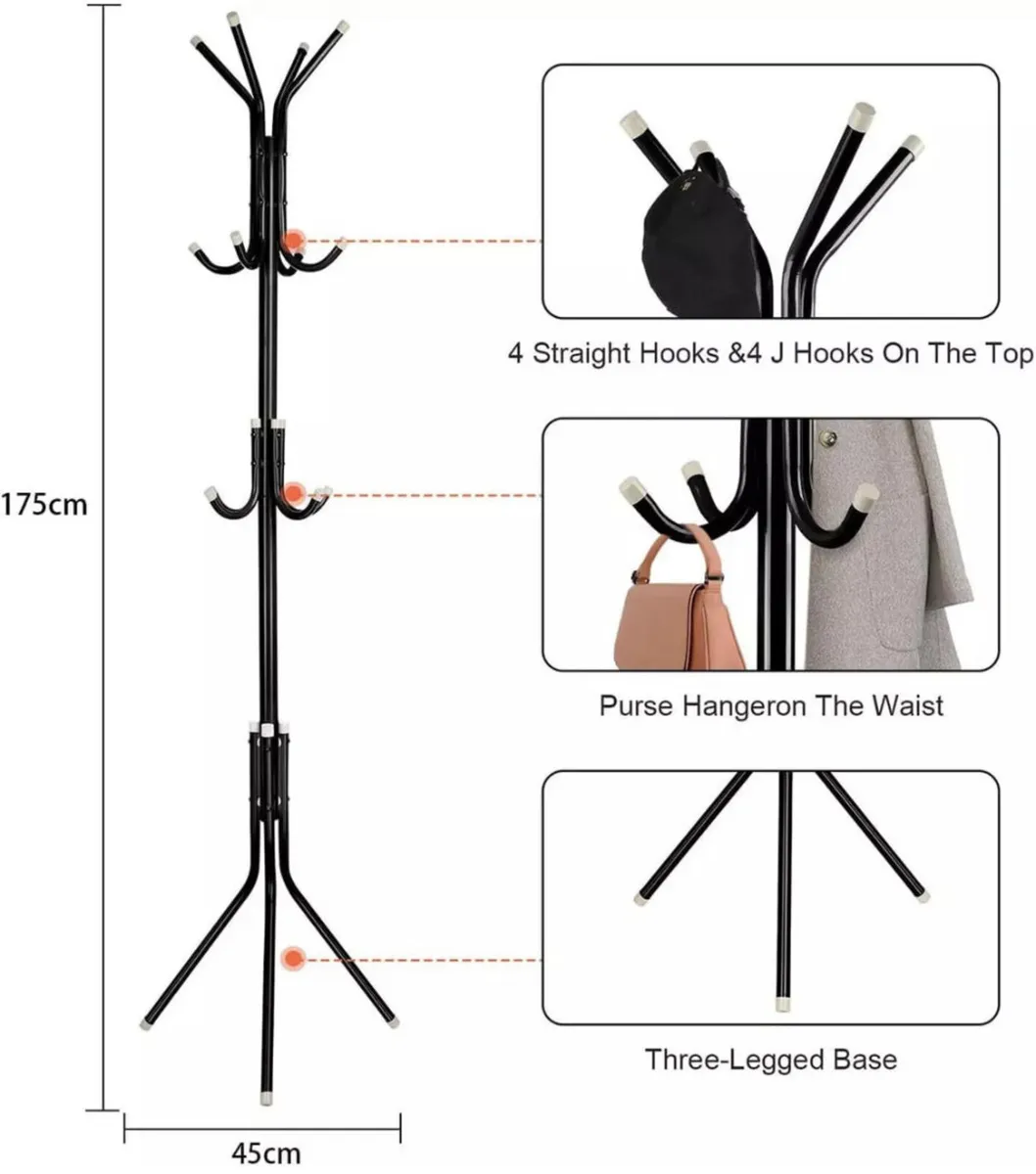 Metal Coat Umbrella Stand Rack NEW - Image 2
