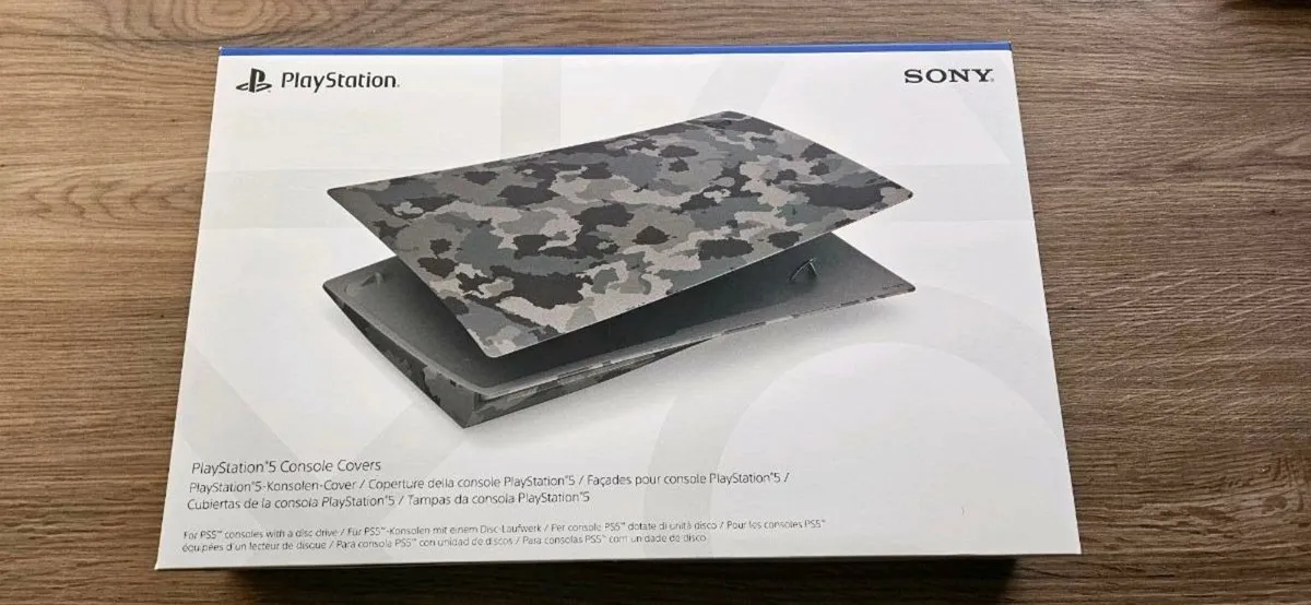 PS5 Camo Console Cover - Image 1