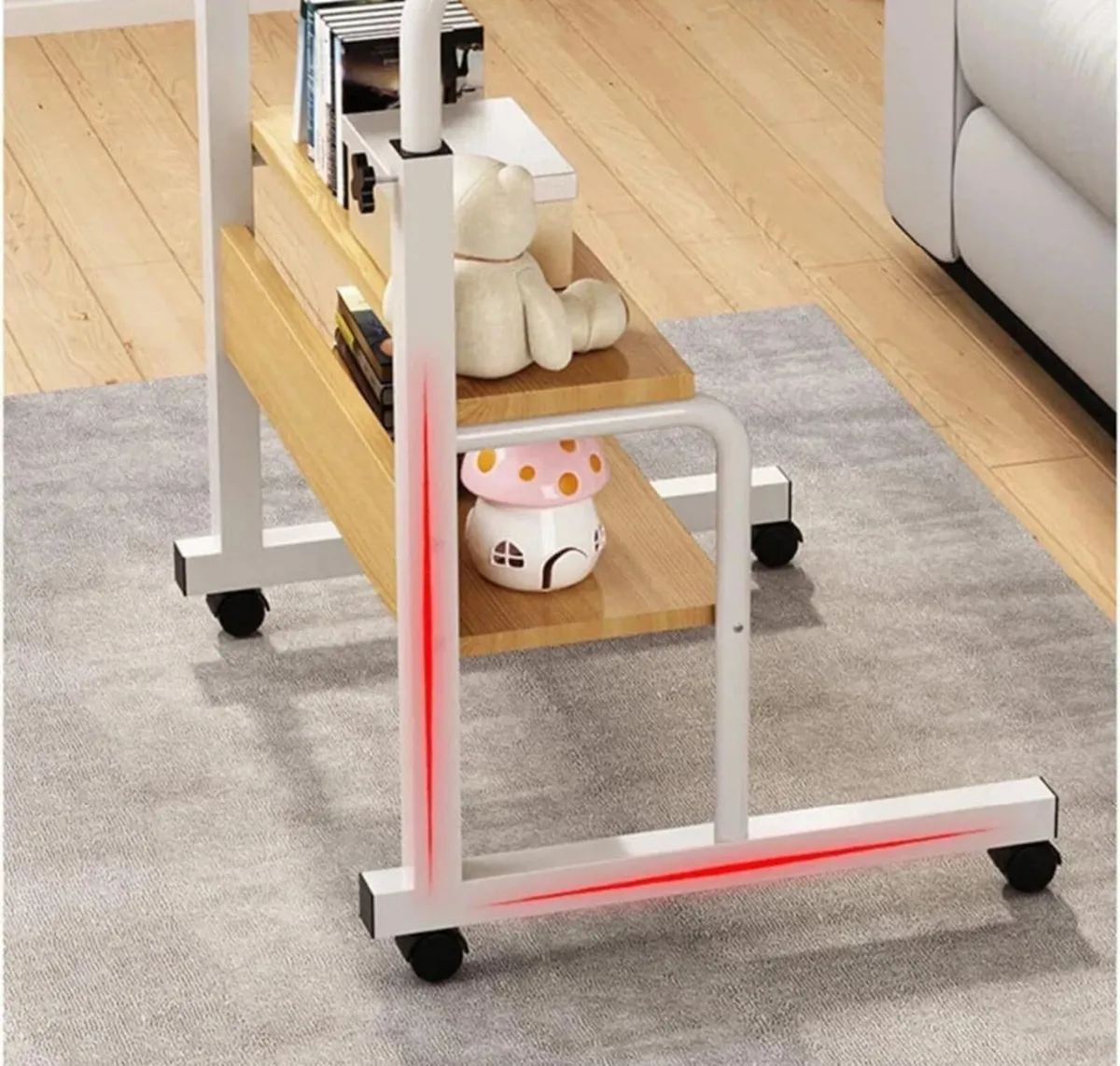 Height Adjustable Overbed Table - Image 3