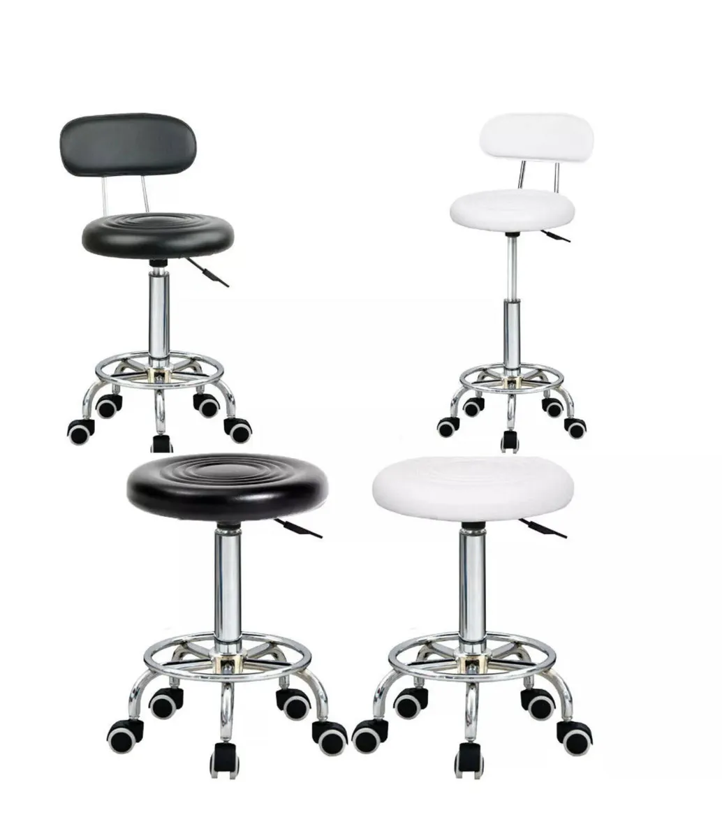 Salon Stool Lift Swivel Choice of Colours NEW - Image 1