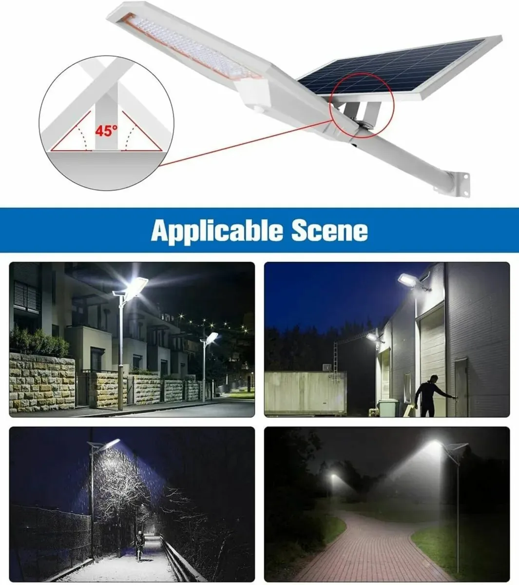 Street Solar Waterproof Parking Pathway Lights - Image 4