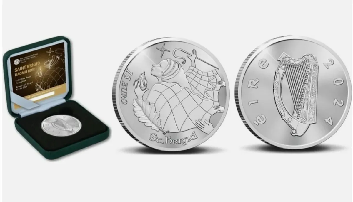 Ireland 15 Euro Silver Proof Coin 2024 St. Brigid - Image 2