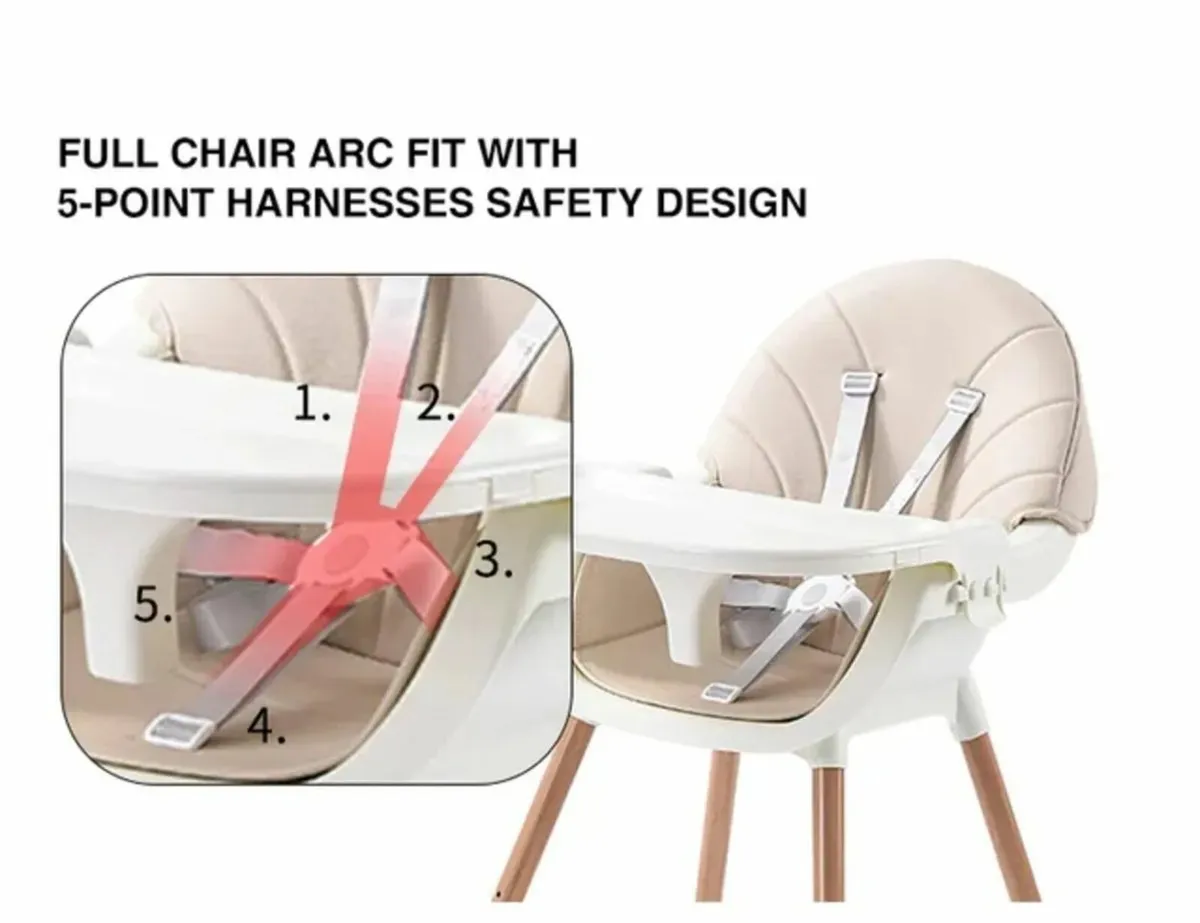 High Chair for Babies and Toddlers Seat 2-in-1 - Image 4